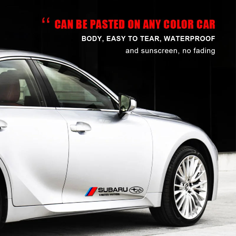 2pcs 3D Side Door Badge Decals for Subaru Forester WRX STI – Car Accessories | MotorWorld Marketplace