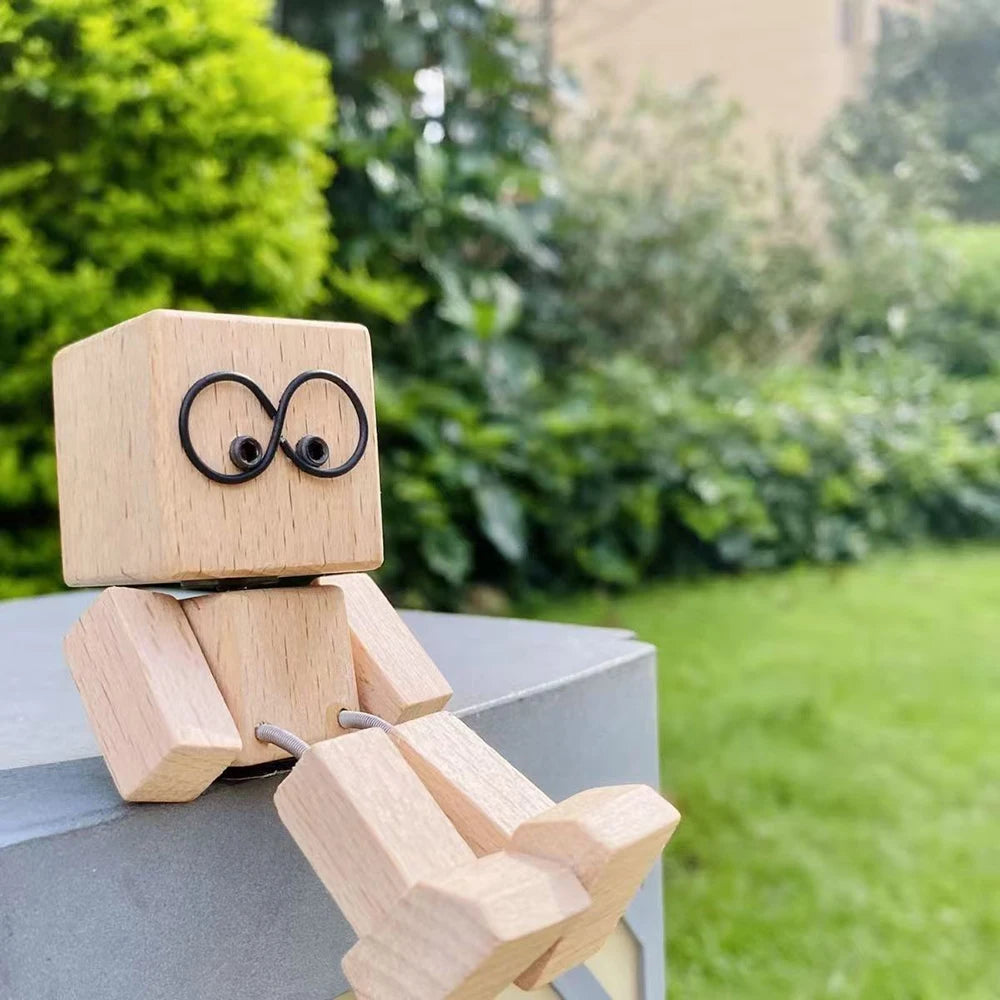 Handmade Wooden Shaking Man Dashboard Ornament – 2 Styles – Car Accessories | MotorWorld Marketplace