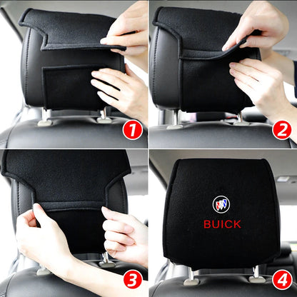 Premium Dustproof Headrest Cover for Buick Models – 1pc – Car Accessories | MotorWorld Marketplace