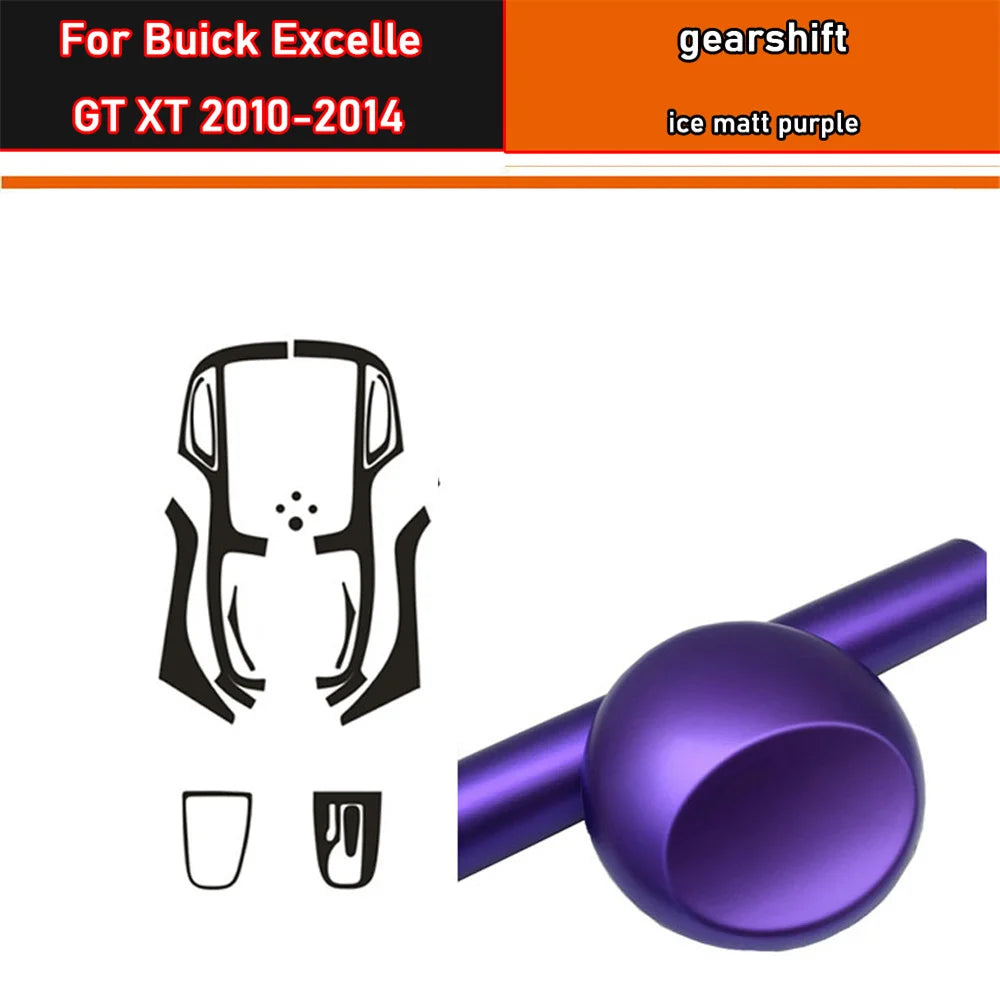Film de protection en fibre de carbone pour panneau de vitesses Buick Excelle GT XT 10-14