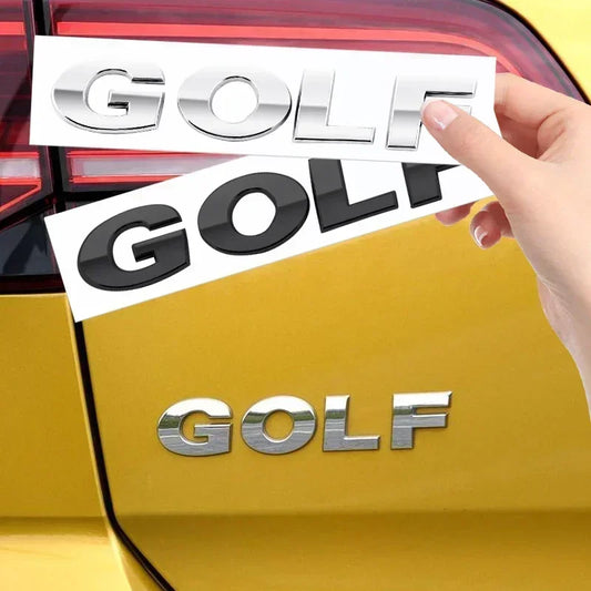 VW Golf 6 7 Rear Trunk ABS Badge Emblem Nameplate Decor