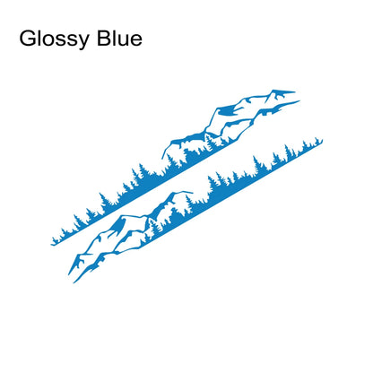 Forest Mountain Vinyl Decal for Ford Bronco TRX4 2021-2023 Glossy Blue – Car Accessories | MotorWorld Marketplace