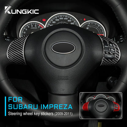 Real Carbon Fiber Steering Wheel Trim for Impreza 09-11 – Car Accessories | MotorWorld Marketplace