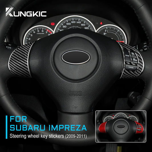 Real Carbon Fiber Steering Wheel Trim for Impreza 09-11 – Car Accessories | MotorWorld Marketplace