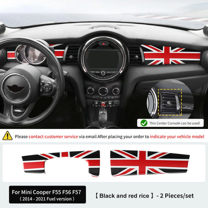 Premium ABS Leather Dashboard Shell for Mini F55/F56/F57 Black and red rice – Car Accessories | MotorWorld Marketplace
