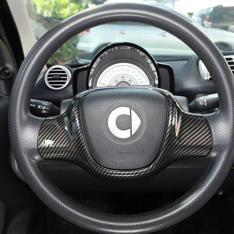 ABS Carbon Fiber Steering Wheel Cover for Smart 451 09-15 – Car Accessories | MotorWorld Marketplace