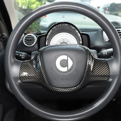 ABS Carbon Fiber Steering Wheel Cover for Smart 451 09-15 – Car Accessories | MotorWorld Marketplace