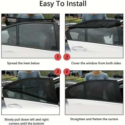 Car Window Mesh Sunshade Net – Mosquito & UV Shield – Car Accessories | MotorWorld Marketplace