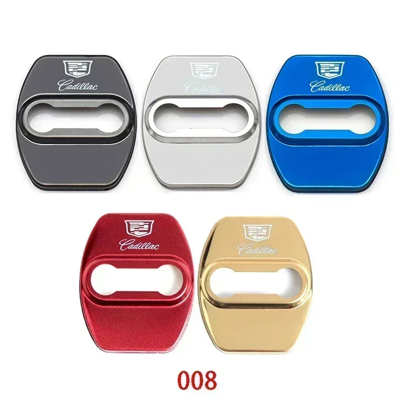 (NOT SOLD TO USA) 4pcs Door Lock Cover Stickers for Cadillac CTS ATS Escalade – Car Accessories | MotorWorld Marketplace