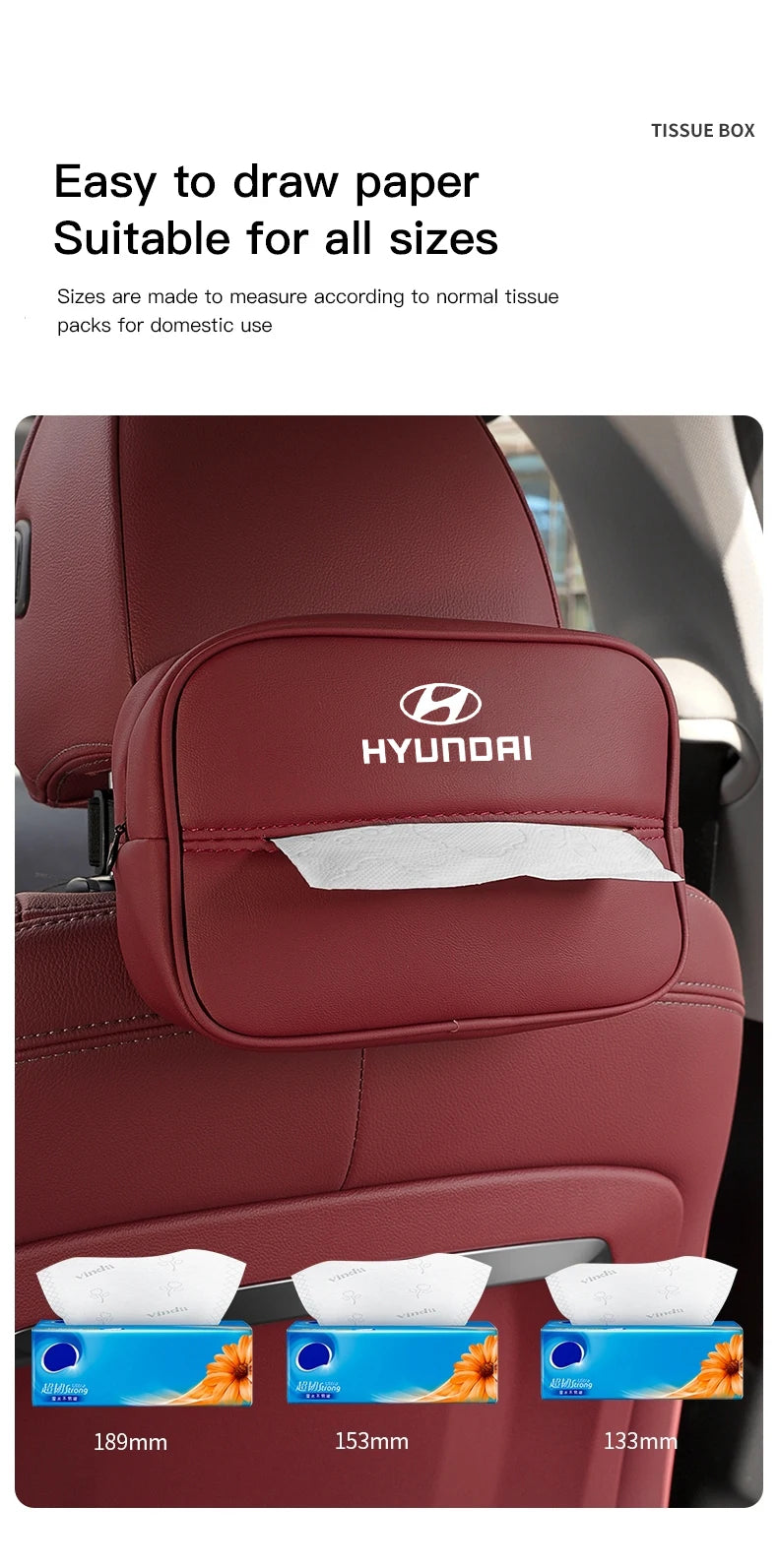 Hyundai Genesis N-LINE Armrest Tissue Box & Sunshade Kit