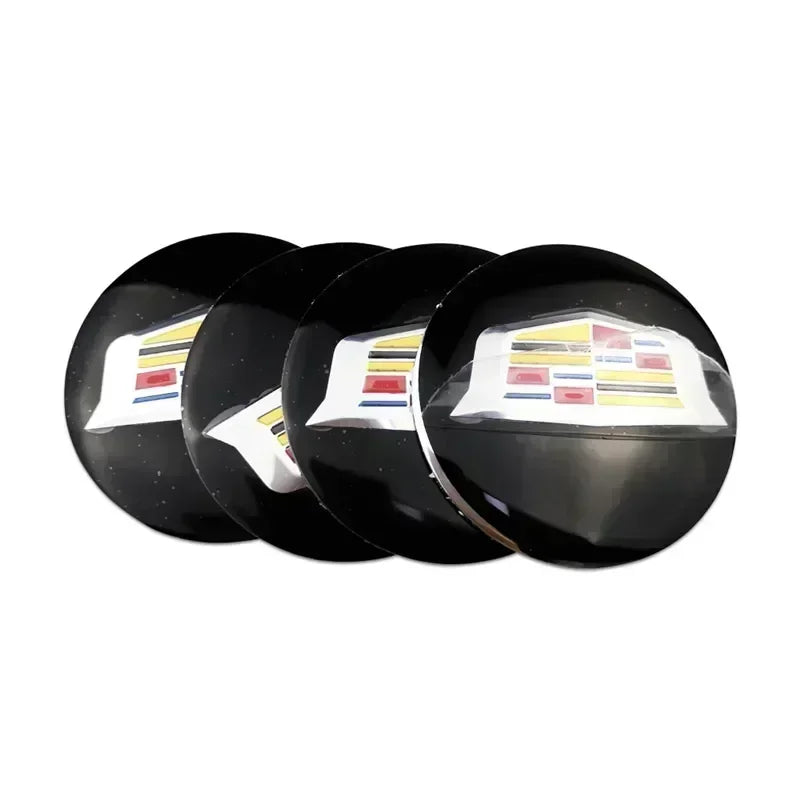(NOT SOLD TO USA) 4pcs 56mm Cadillac Wheel Center Hub Badges – Pro Fit – Car Accessories | MotorWorld Marketplace