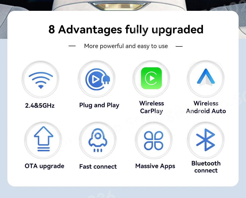 2air CarlinKit 5.0/4 Wireless CarPlay & Android Auto Box