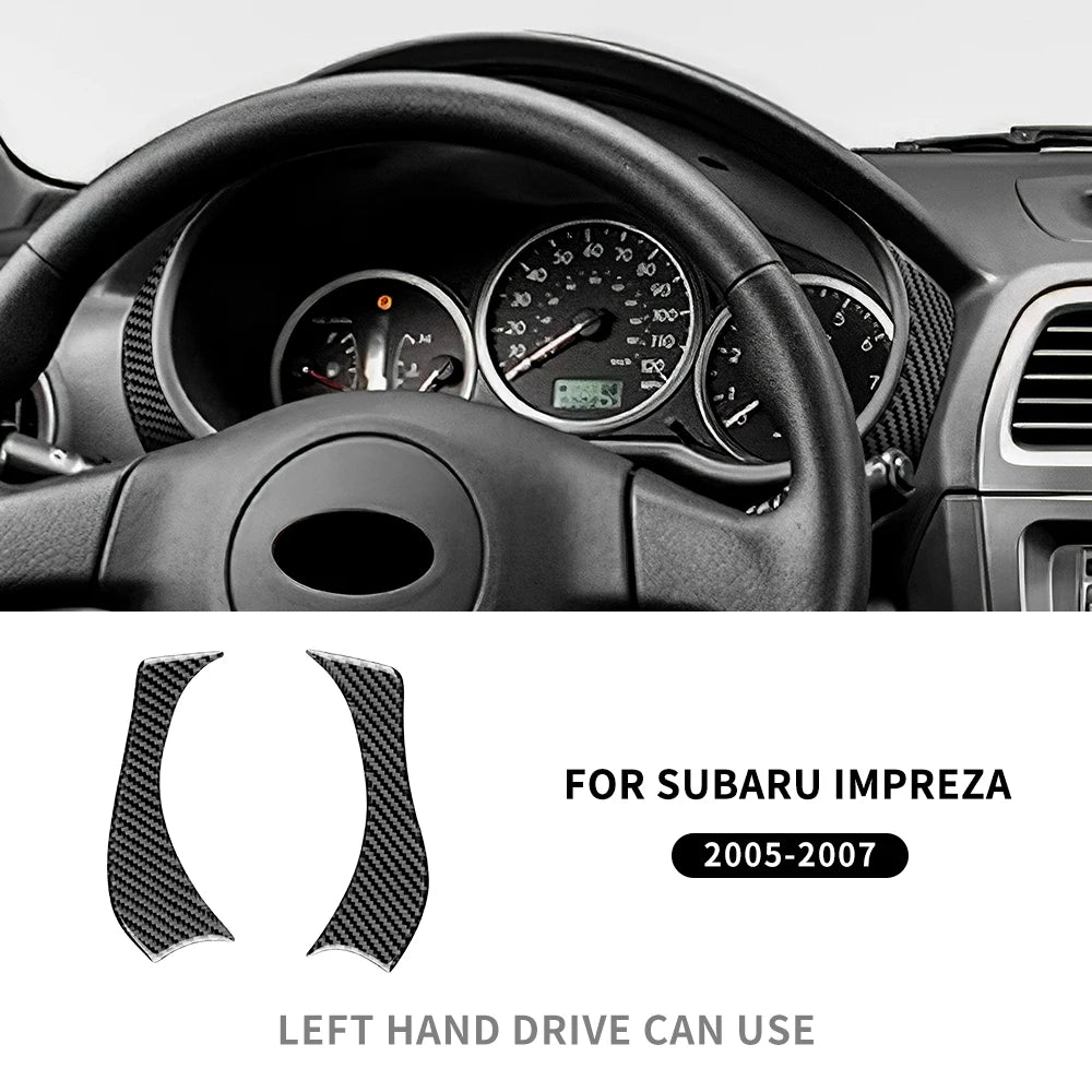 Real Carbon Fiber Sticker Kit for Subaru Impreza 05-07 Interior LHD Dashboard BK – Car Accessories | MotorWorld Marketplace