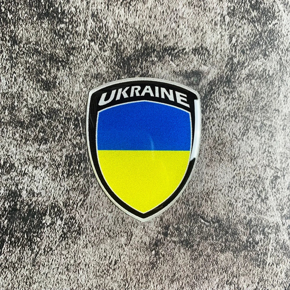 3D Reflective National Flag Sticker Motorcycle Parts Car Decal Korea France Russia Spain Brazil Chile ukraine British Italy USA UKAINE – Car Accessories | MotorWorld Marketplace