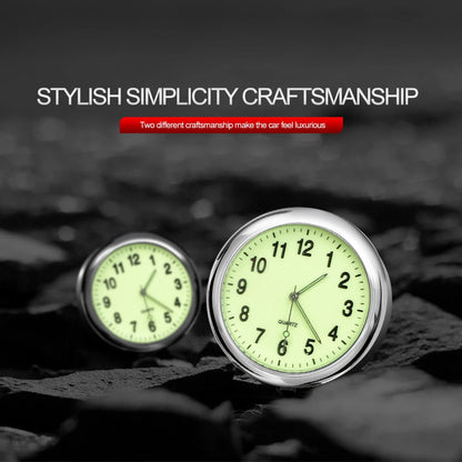 Luminous Quartz Stick-On Car Clock – Pro Auto Accessory