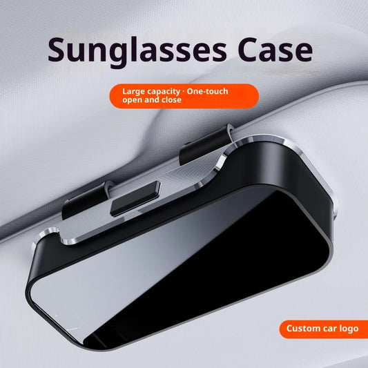 Premium Car Sunglasses Case & Sun Visor Storage Clip Box – Car Accessories | MotorWorld Marketplace
