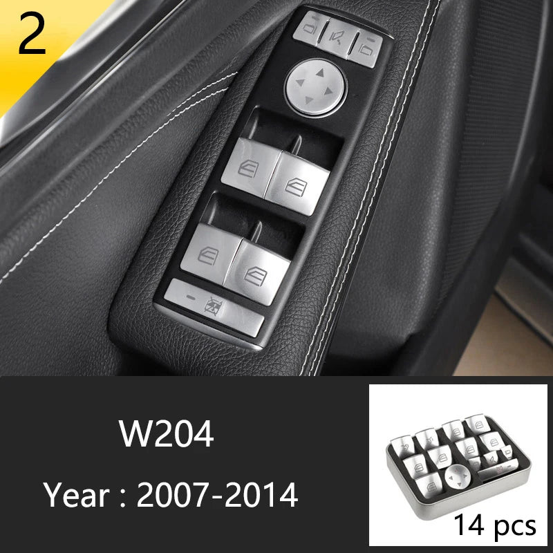 Carbon Fiber Window Trim for Mercedes C-Class W204/C180/C200 Type 2 – Car Accessories | MotorWorld Marketplace
