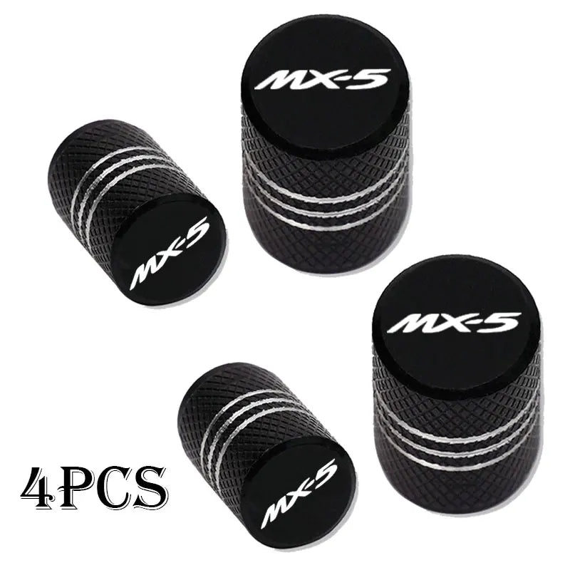 Mazda Valve Stem Caps Waterproof Dustproof Set