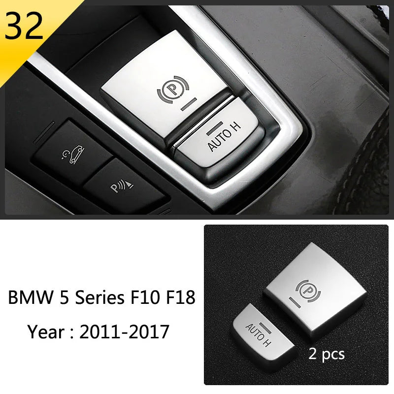 BMW F10 F18 Interior Button Panel Trim Stainless Steel Cover 32 Type – Car Accessories | MotorWorld Marketplace