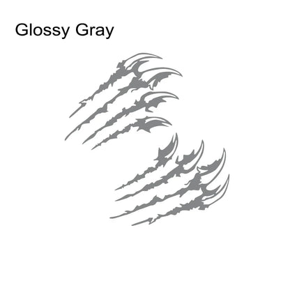 Universal Headlight Eyebrow Claw Decals – PVC, Pro Tuning Glossy Gray – Car Accessories | MotorWorld Marketplace