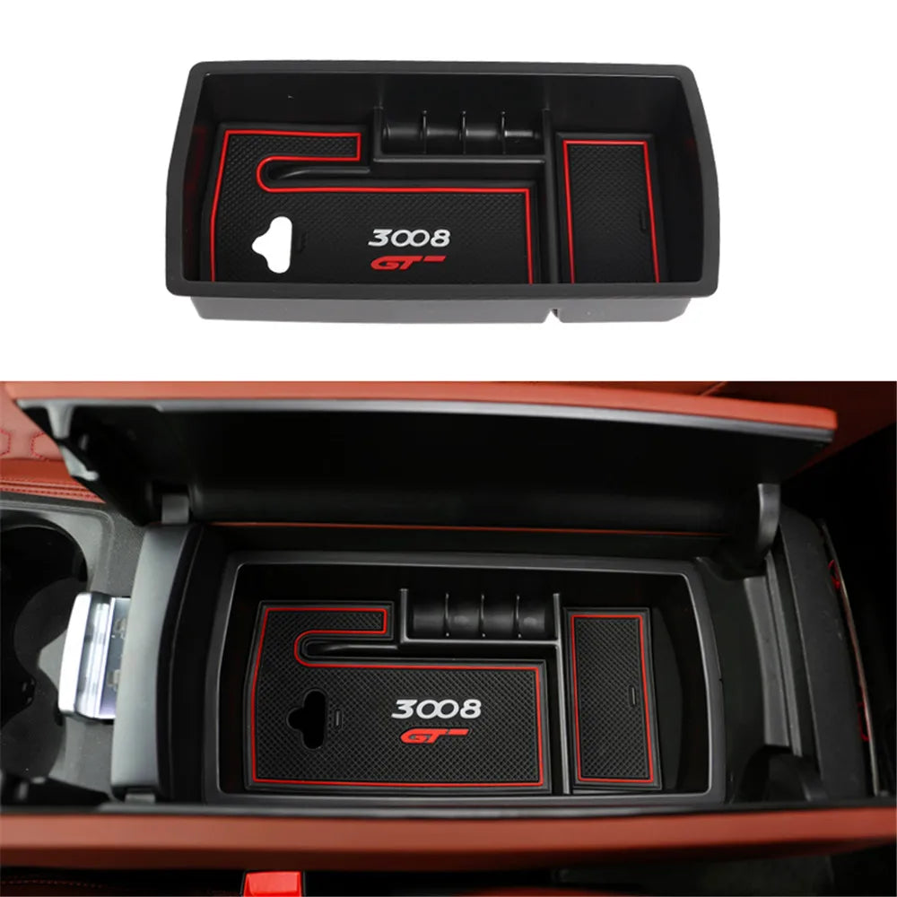 Peugeot 3008 GT Armrest Storage Box 2016-2023 Upgrade