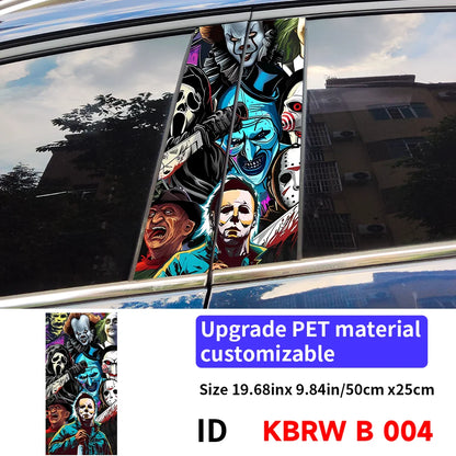 Horror Ghost B Pillar Car Stickers | Waterproof, UV-Proof 004 – Car Accessories | MotorWorld Marketplace