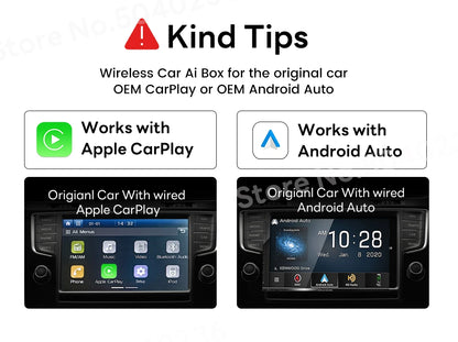 2air CarlinKit 5.0/4 Wireless CarPlay & Android Auto Box