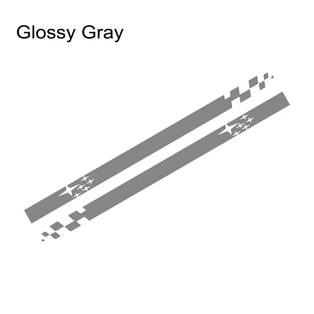 2pcs Door Side Skirt Decals for Subaru Impreza WRX STI Glossy Gray – Car Accessories | MotorWorld Marketplace