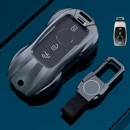 Mercedes Benz Key Case Shell Chain for C E S GLC AMG Series (A)GY-Square buckle – Car Accessories | MotorWorld Marketplace