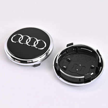 4pcs Audi Wheel Center Caps 60-77mm