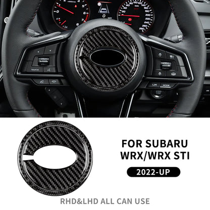 Real Carbon Fiber Steering Wheel Trim for WRX 2022-2024 Black – Car Accessories | MotorWorld Marketplace