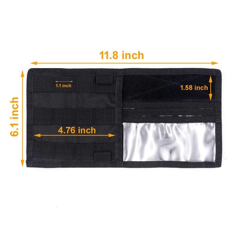 Tactical Molle Car Sun Visor Organizer Pouch – Universal Fit – Car Accessories | MotorWorld Marketplace