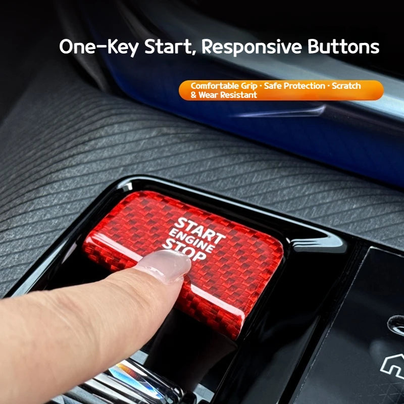BMW G45/G60/G70 2023-26 Carbon Start Button Cover Decor – Car Accessories | MotorWorld Marketplace