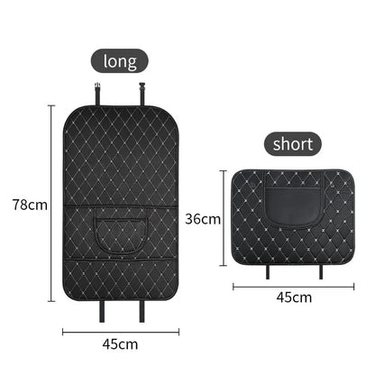 PU Leather Car Seat Back Protector Pad – Anti-Kick, Durable – Car Accessories | MotorWorld Marketplace