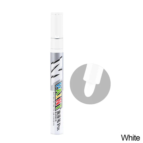 White Waterproof Tyre Paint Marker Pen – Permanent, Pro Grade White – Car Accessories | MotorWorld Marketplace