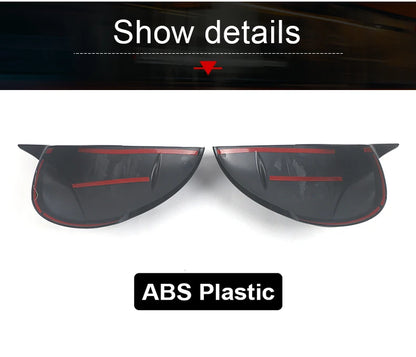 Coques de rétroviseurs en carbone ABS pour Honda Civic 11e génération 2021-2023