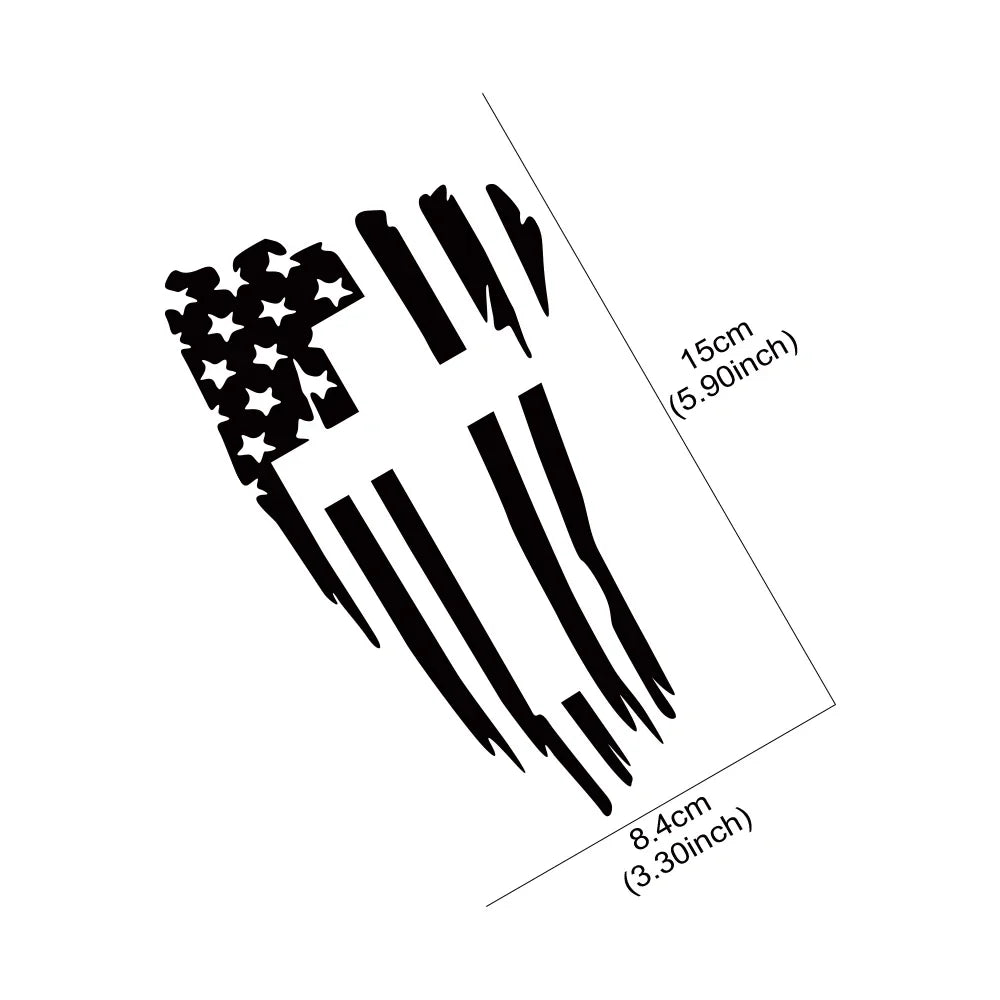 USA Flag Cross Vinyl Decal – Christian Car & Truck Sticker – Car Accessories | MotorWorld Marketplace