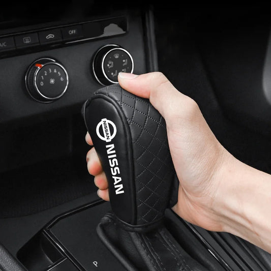 Premium Leather Gear Shift Cover for Nissan