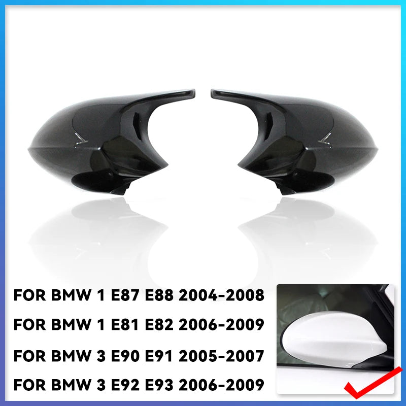 BMW E90-E93 Carbon Fiber M3 Style Rear Mirror Covers ABS Black 1 – Car Accessories | MotorWorld Marketplace