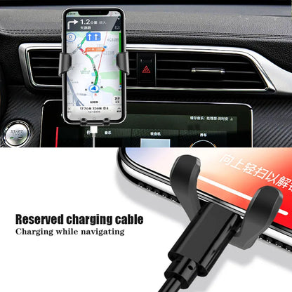 Gravity Phone Holder for Peugeot, Secure Air Vent Mount