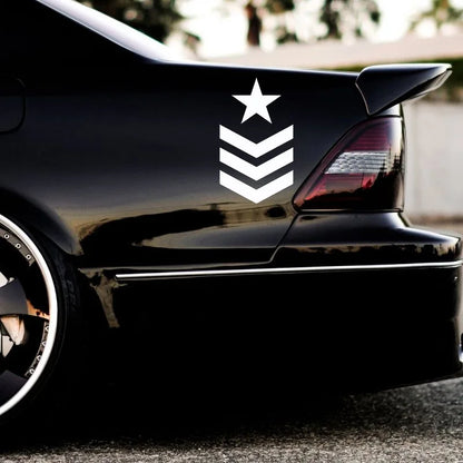 Waterproof Star Vinyl Decal 11.5x20cm – Car & Truck Gift – Car Accessories | MotorWorld Marketplace