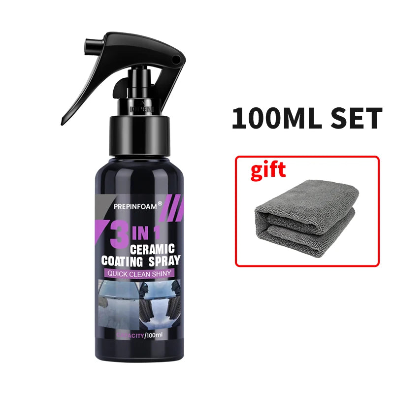 Ultimate Ceramic Nano Coating Spray – Pro Hydrophobic Shine 100ML – Car Accessories | MotorWorld Marketplace