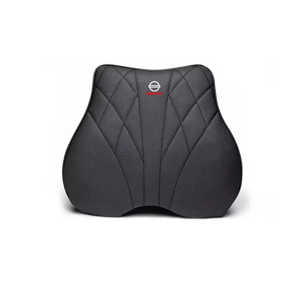 Premium Leather Neck & Lumbar Pillow for Nissan Models