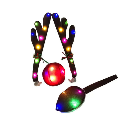 LED Reindeer Antler Kit – Festive Car & Truck Decoration