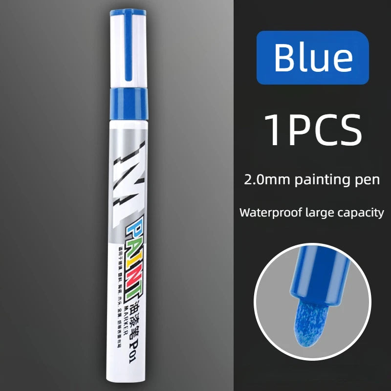 Car Paint Scratch Repair Pen Waterproof Marker – Multi-Color Blue – Car Accessories | MotorWorld Marketplace