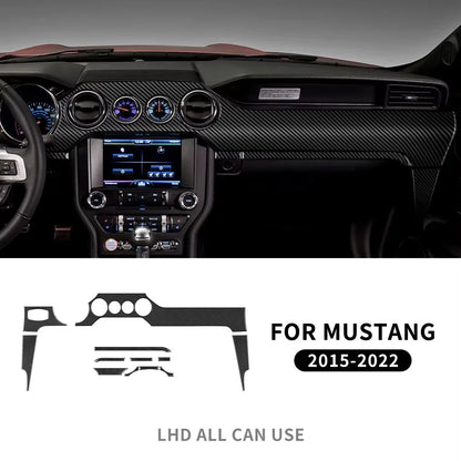 Real Carbon Fiber Interior Trim for Ford Mustang 2015-2023 17 Soft Carbon – Car Accessories | MotorWorld Marketplace