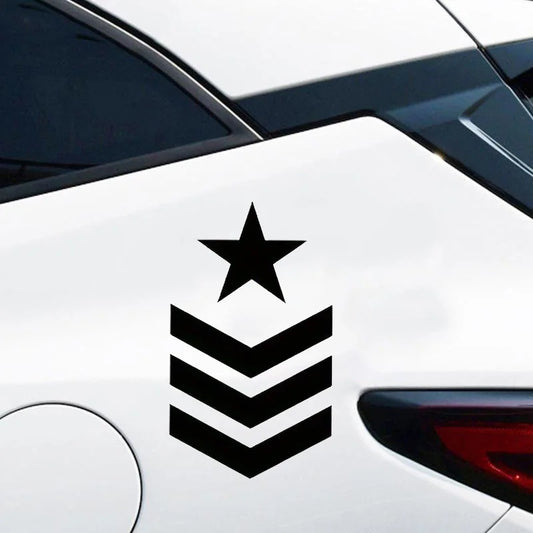 Waterproof Star Vinyl Decal 11.5x20cm – Car & Truck Gift – Car Accessories | MotorWorld Marketplace