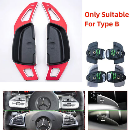 Premium Paddle Shifter Extension for Mercedes A/C W177/W205 For Type B Red – Car Accessories | MotorWorld Marketplace