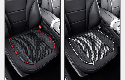 Housse de siège auto universelle en cuir PU, soie glacée, antidérapante, de luxe