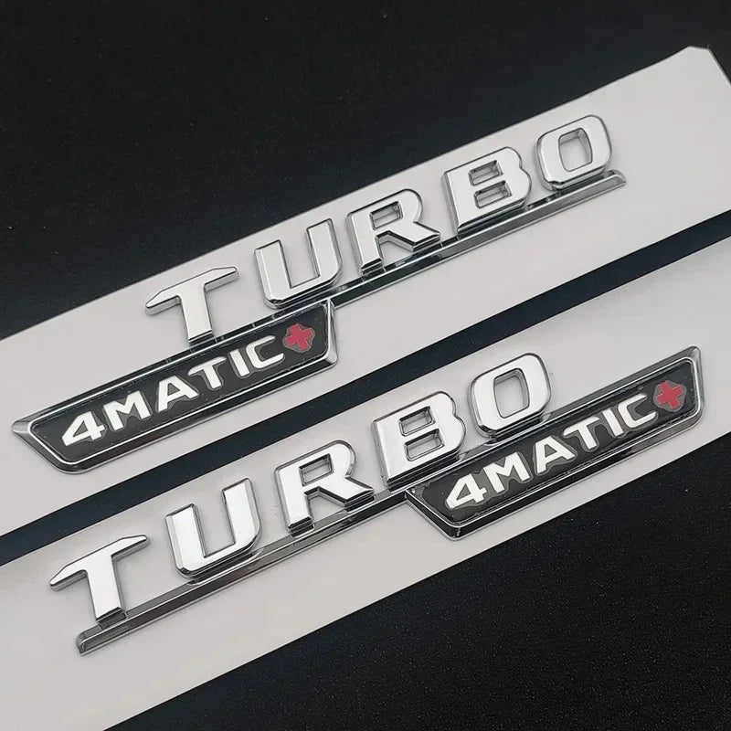 ABS Chrome Trunk Emblem for Mercedes A35 A45 AMG W177/W176